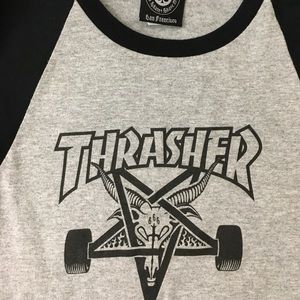 Thrasher 3/4 Baseball Tee